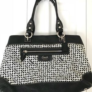 Monogrammed Authentic Coach Purse